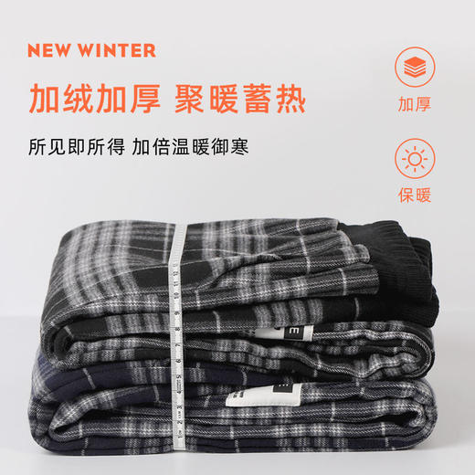 迪士尼男童加绒裤子一体绒冬季儿童运动裤秋冬加厚男大童卫裤长裤 商品图7