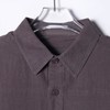 12475SDSA男士秋冬新款痞帅男装韩版休闲纯色口袋纽扣翻领长袖衬衫百搭 商品缩略图2