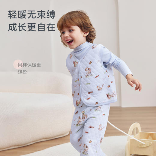 【2025秋冬新品】i-baby×outlast 菱形格空气层恒温儿童马甲 商品图4