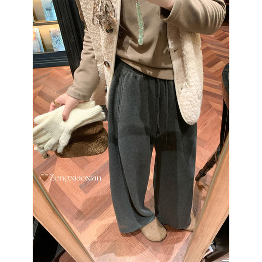 <曾小咸推荐>韩系宽松休闲奶奶裤【预售款，预计3-15天发货】 商品图1