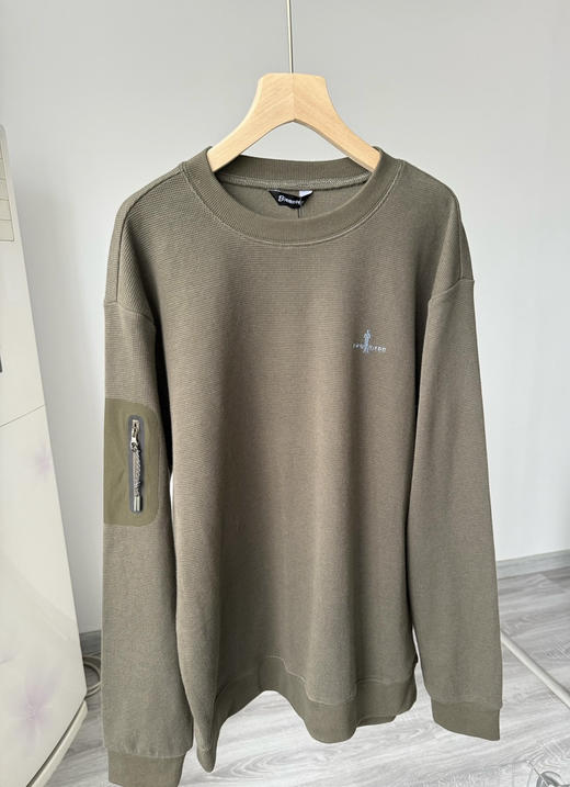 【开放日忙 秒杀价已调 直接拍】返场 比音勒芬华夫格 羊毛混纺 肌理男款卫衣 商品图14