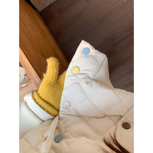 <曾小咸推荐>现货秒杀 ！微信超特价！字母刺绣翻领菱格短外套 日常289.99 立减140 秒杀149.99！！ 商品图4