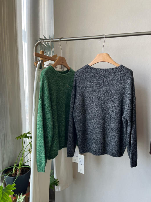 【灰度森林🌳】噢蜜ooomeooo口袋装饰套头毛衣 商品图12