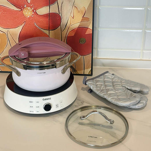 【高压力锅 也可以汤锅】3L  燃气电磁炉通用 360°随意开盖 无需对准 快速炖煮~预售3天 商品图4