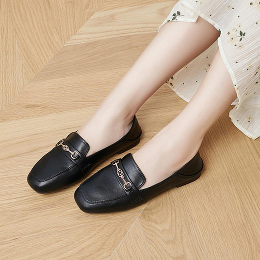 泉州鞋 真皮英伦复古 慵懒  穆勒乐福鞋 商品图1