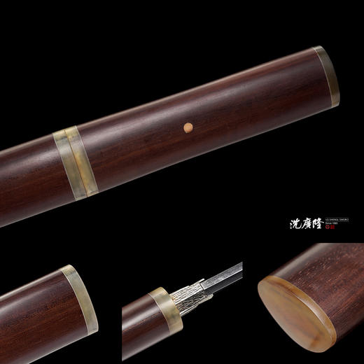 凌云刀 短刀 汉唐收藏刀剑 龙泉沈广隆宝剑一体刀剑 未开刃 商品图4