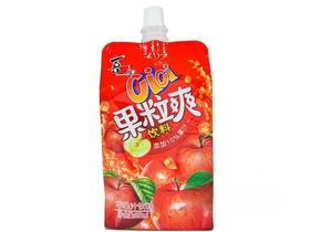 喜之郎350ml苹果味果粒爽饮料