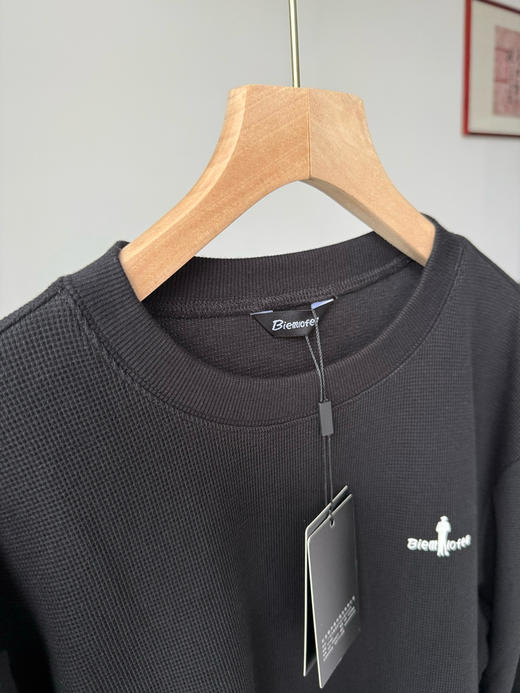 【开放日忙 秒杀价已调 直接拍】返场 比音勒芬华夫格 羊毛混纺 肌理男款卫衣 商品图8