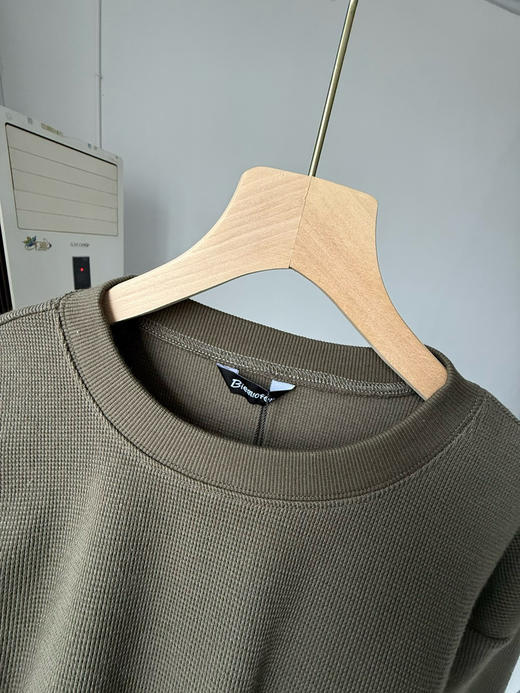 【开放日忙 秒杀价已调 直接拍】返场 比音勒芬华夫格 羊毛混纺 肌理男款卫衣 商品图12