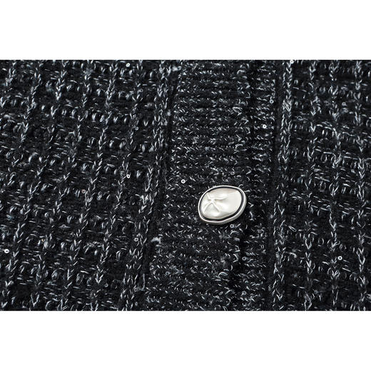 SC21-9735-2582025秋冬漂亮大码外套显瘦遮肉胖mm秋装上衣2025新款高级感开衫女 商品图3