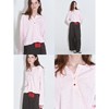 （小眠专属）【预售5天发货】绯纱粉插肩袖亨利衫  | 3D立体剪裁+高克重雪花棉，立挺有型不软塌，有颜值有质感 商品缩略图0