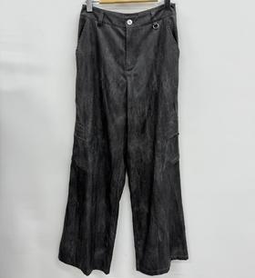 NC暗纹百搭阔腿裤50704（灰）秋季 153030150321