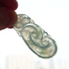 【天然正品】A货翡翠天然细腻冰种飘蓝花如意（万事如意）翡翠吊坠项链女士120925NJM10现售价：880特价 商品缩略图7