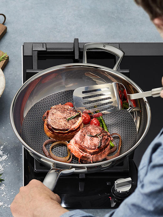 预售7天发货 合集德国WMF福腾宝无涂层超值炒锅 汤锅 奶锅 安全压力锅 无毒无害零化学 奈彩米 100%德国医用级不锈钢 商品图1