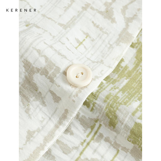 可人儿春秋季带胸垫泡泡绵女士长袖长裤睡衣可外出小众家居服套装 商品图3