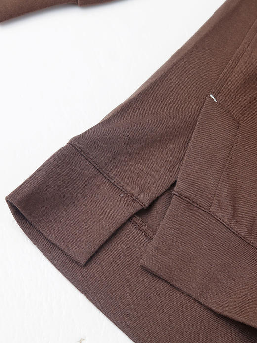 复古棕色字母印花卫衣女 春秋季宽松显瘦圆领上衣 休闲百搭套头衫 商品图4