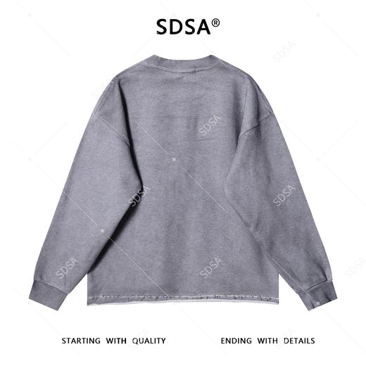 25076SDSA男士秋冬新款痞帅男装美式复古人物印花圆领卫衣嘻哈百搭时尚 商品图5