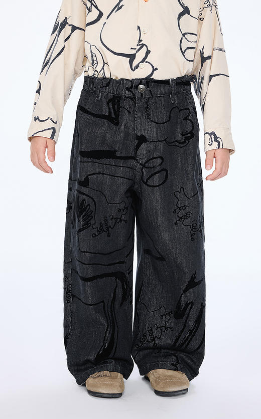 jnby   25年秋款  牛仔长裤 1P9E10440 商品图3