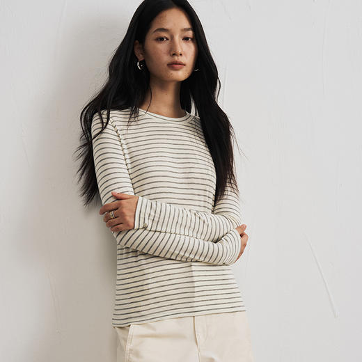 4.4%羊毛 47.5%莱赛尔 超柔天丝羊毛早秋打底衫   A-5240 商品图1