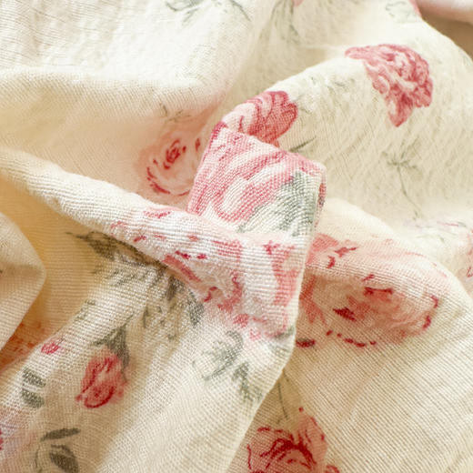 【品牌直发】加倍生活 A类水洗皱皱纱印花床笠单品/床笠三件套 yb0929001 商品图6