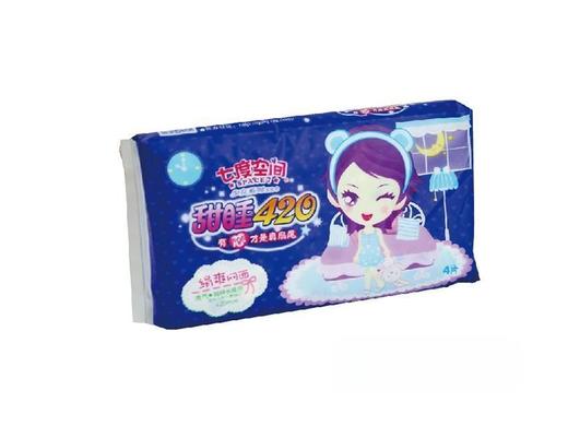 七度空间4片少女系列甜睡420绢爽网面卫生巾 商品图0