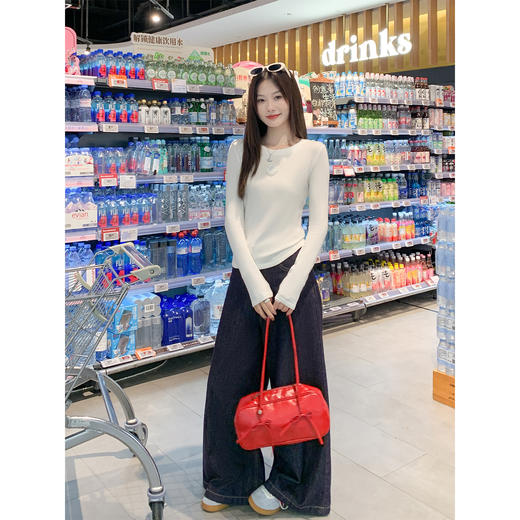 <曾小咸推荐>2.25现货秒杀 ！微信超特价！韩版花朵长袖T打底 日常119.99 立减60 秒杀59.99！！ 商品图1