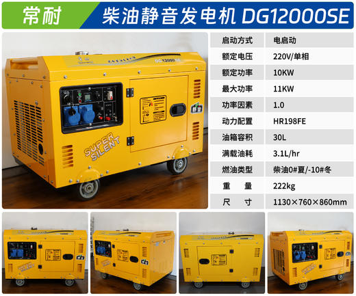 常耐 DG12000SE 商品图1