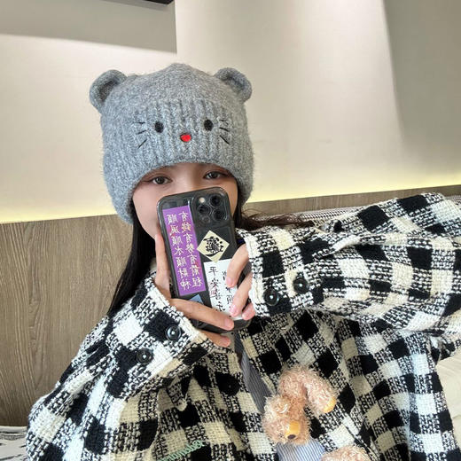 小猫喵喵针织帽-纪念日百货门店同款165199644 商品图2