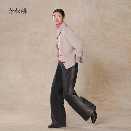 【商场同款】CNT5970 “ 擦色牛仔 ” 手工擦色，时髦又显瘦 横向渐变新颖好看视觉显瘦 牛仔裤 商品图8