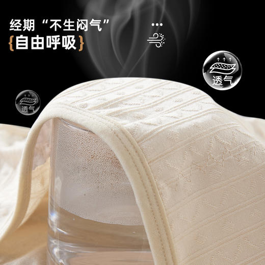 ALDOLA/雅黛俪生理裤女士月经期专用加宽防漏中腰纯棉姨妈裤内裤 商品图7
