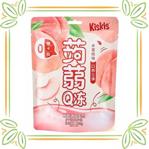 T酷滋108g水蜜桃味蒟蒻Q冻 商品图2