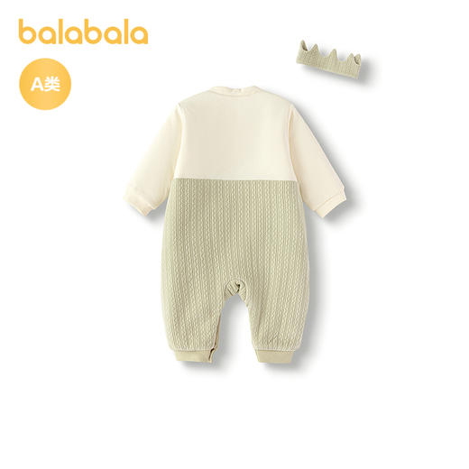 巴拉巴拉婴儿连体衣男女童哈衣爬服夹棉2025新款 商品图2