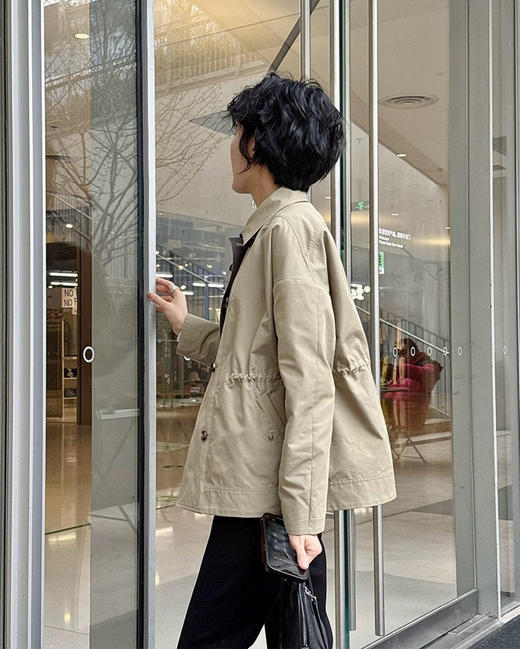 巴恩风小个子风衣外套08292 商品图6