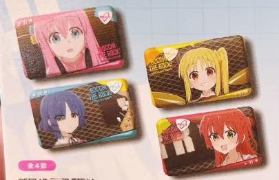 孤独摇滚 剧场总集篇 方形冰箱贴 4包/盒 国谷 商品图1