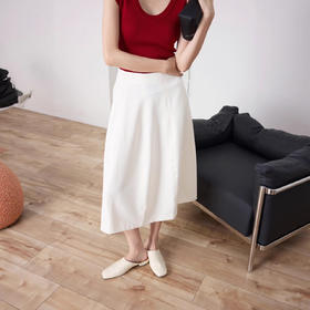 花瓣半裙！25年春秋新款女羊毛花苞半身裙休闲时尚百搭显瘦长裙！