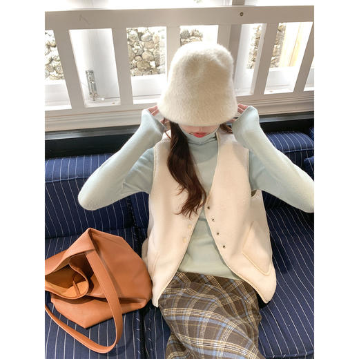 <曾小咸推荐>韩系正反两穿马甲背心 商品图0