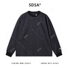 8616SDSA男士秋冬新款痞帅男装韩版撞色条纹套头圆领卫衣百搭宽松上衣 商品缩略图1