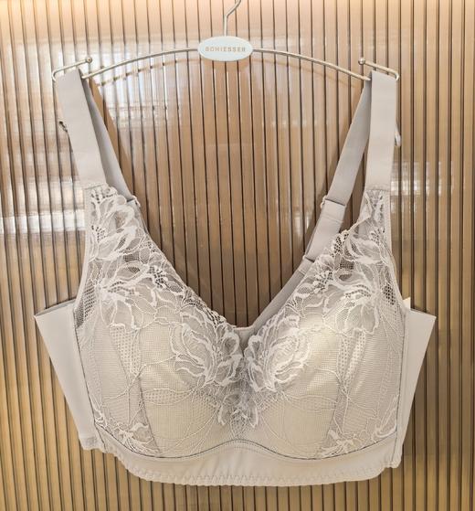 （文胸小裤颜色略有差异哦）SCHIESSER德国舒雅侧收副乳中厚款透气聚拢软支撑无钢圈文胸套装21/24610B/21/24611S 商品图4