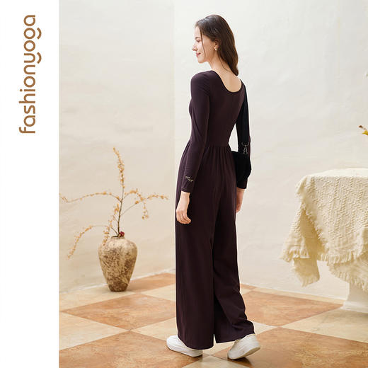 凡圣瑜伽长袖休闲连体阔腿裤 FC15959 商品图12
