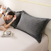 牛奶绒泡泡枕套秋冬加绒加厚48x74cm珊瑚绒枕头套家用枕芯内胆套 商品缩略图1