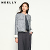 NEELLY纳俪商场同款秋季新款圆领编织小香风短外套女气质显瘦上衣N25094C04629 商品缩略图0