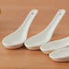 厨房餐具陶瓷勺子汤匙4只装纯白系列 商品缩略图2