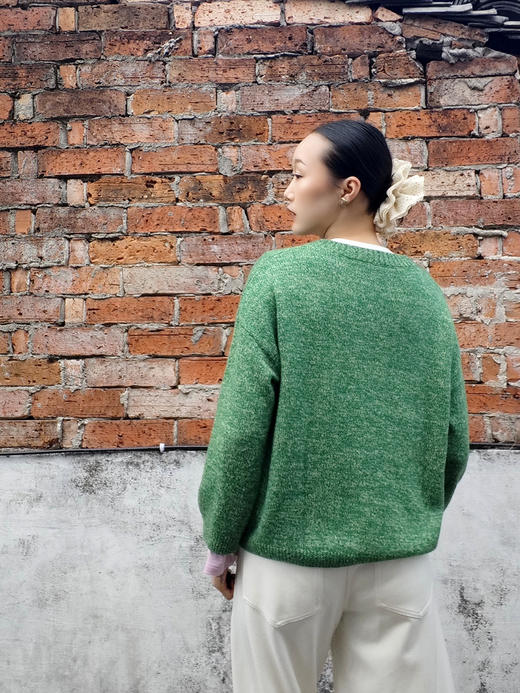 【灰度森林🌳】噢蜜ooomeooo口袋装饰套头毛衣 商品图7