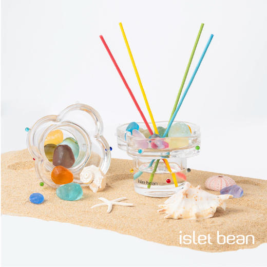 isletbean豆岛 去海边无火香薰系列海玻璃晶石扩香藤条香氛礼盒 商品图3