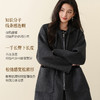 【严选】孟子义代言诗凡黎含羊绒连帽双面呢外套2025秋冬松弛落肩廓形大衣7GA170781 商品缩略图3