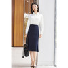 米思阳2026春季新款知性气质时尚修身立裁圆领单排扣短外套+高腰鱼尾半身裙4534/4533 商品缩略图9