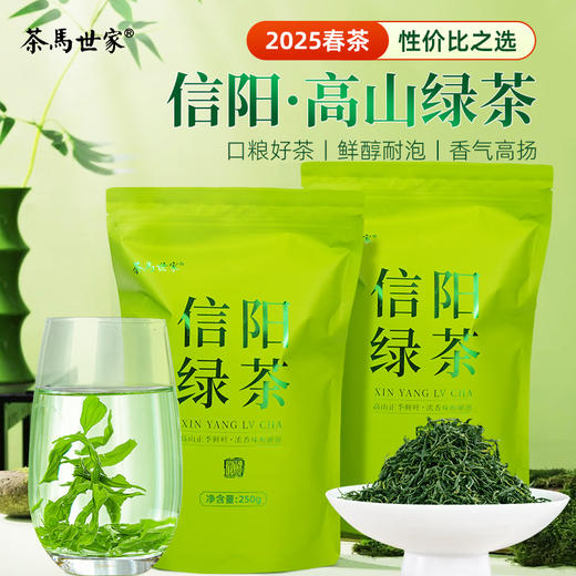 茶马世家 信阳绿茶 口粮茶250g大分量装 商品图1