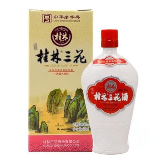 桂林三花瓷盒38度450ml米香型白酒 商品图1