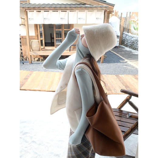 <曾小咸推荐>韩系正反两穿马甲背心 商品图1