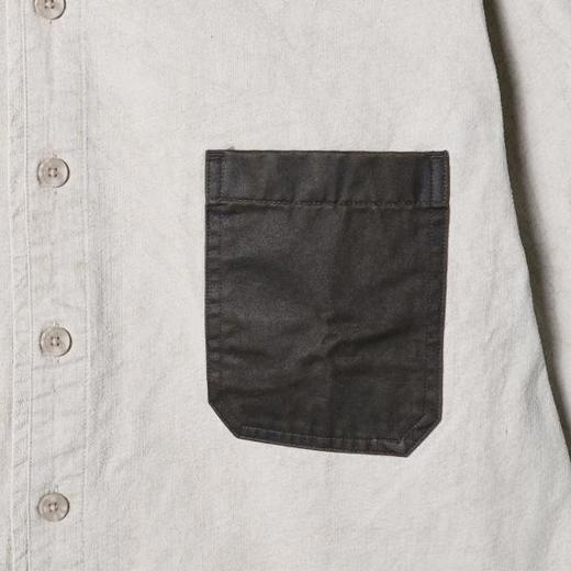 SDSA男士秋冬新款痞帅男装美式撞色口袋纽扣翻领长袖衬衫百搭宽松 商品图3